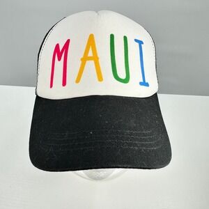 Island Crew Snapback Trucker Hat Hawaii Surf‎ Skater Mesh Y2K Festival